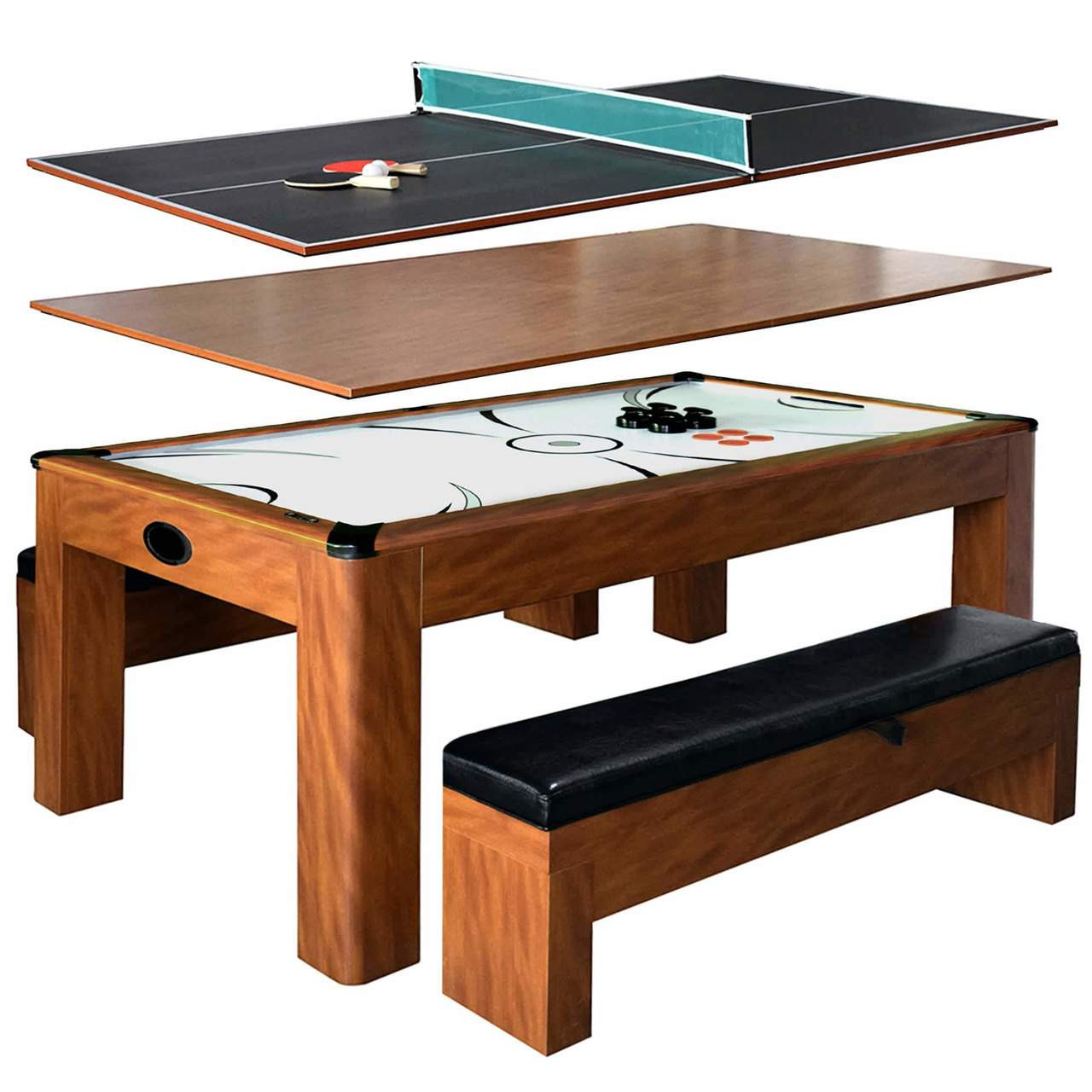 air hockey table foosball ping pong basketball