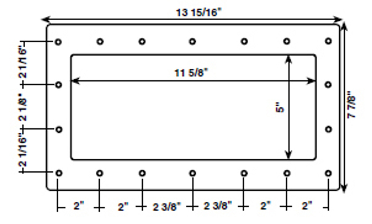 PS006B, Universal, Gray, Wide Mouth, Skimmer,Face, Plate, wide, large, 519-4110, above, ground, swimming, pool, 4095-04 , 5194110 , 605291 , 806105095381 , WWP-251-2091