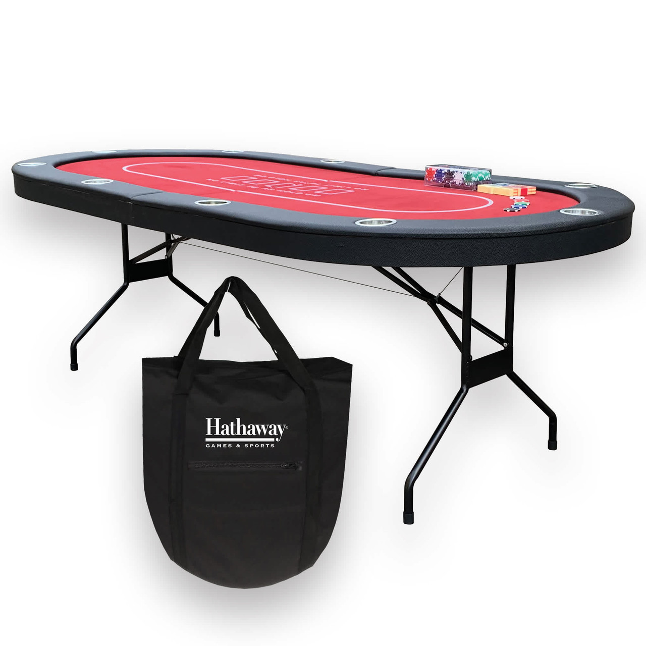 BG50353, Bluewave, Fourth Street, Folding, Texas Hold Em' Table, FREE SHIPPING, poker