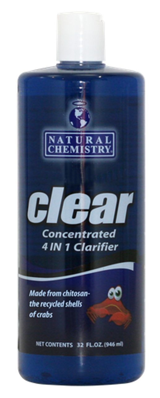 Clear Concentrated, 4-in-1, Clarifier, by, Natural Chemistry, FREE SHIPPING, chitosan, cloudy water, 717108035550