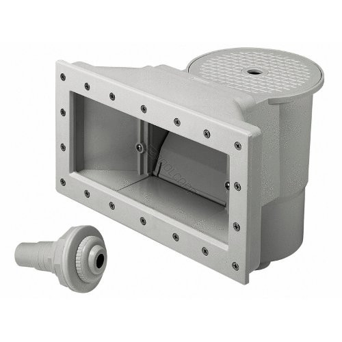 PS002, PoolStyle, Widemouth, Wide Mouth, Gray, Skimmer, w/ Return, FREE SHIPPING, above, ground, swimming, pool, 877039001793, 560-D3C60LF, Waterway