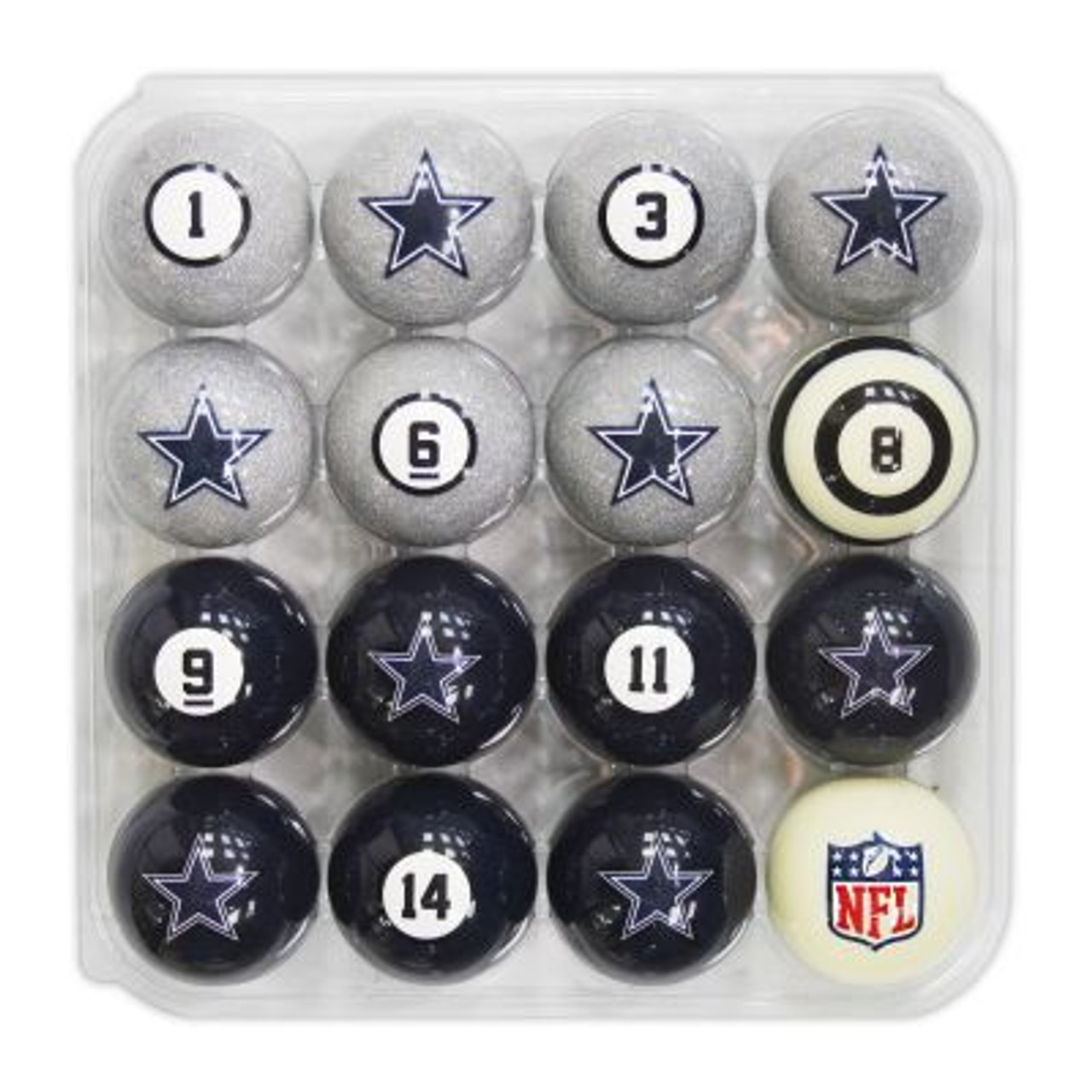 626-1002, Dallas, Cowboys, NFL,  Billiard, Pool,  Balls, Numbered, with Numbers, FREE SHIPPING