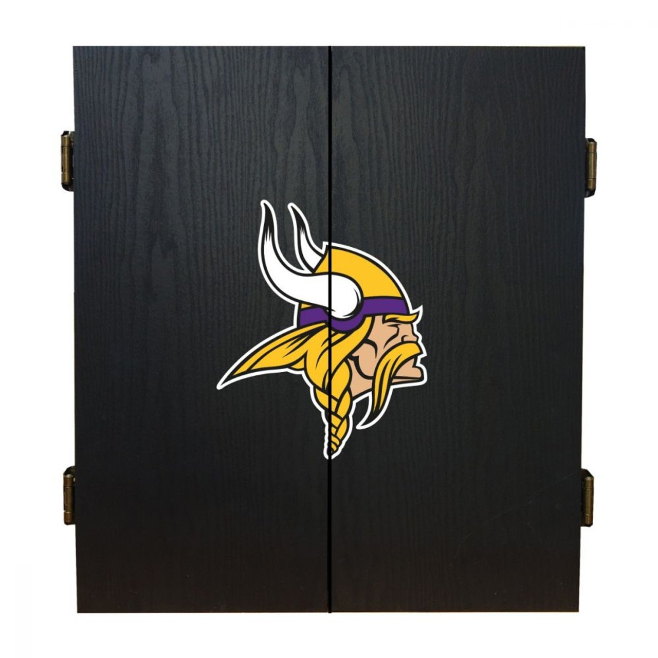 624-1007, Minnesota Vikings, Fan's Choice, Dartboard, Cabinet, Darts, Flights, Set, FREE SHIPPING, Imperial, 720801912776