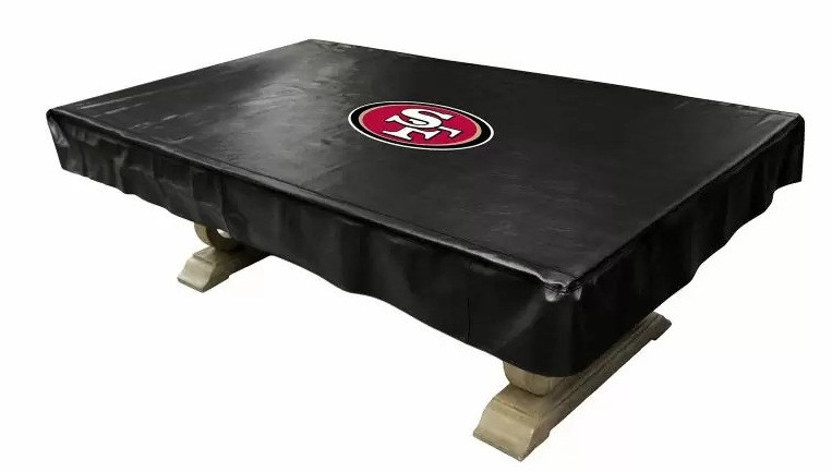 80-1005, SF, San Francisco, 49ers, 8-ft, Deluxe. Billiard, Pool, Table, Cover, FREE SHIPPING, 720808010055