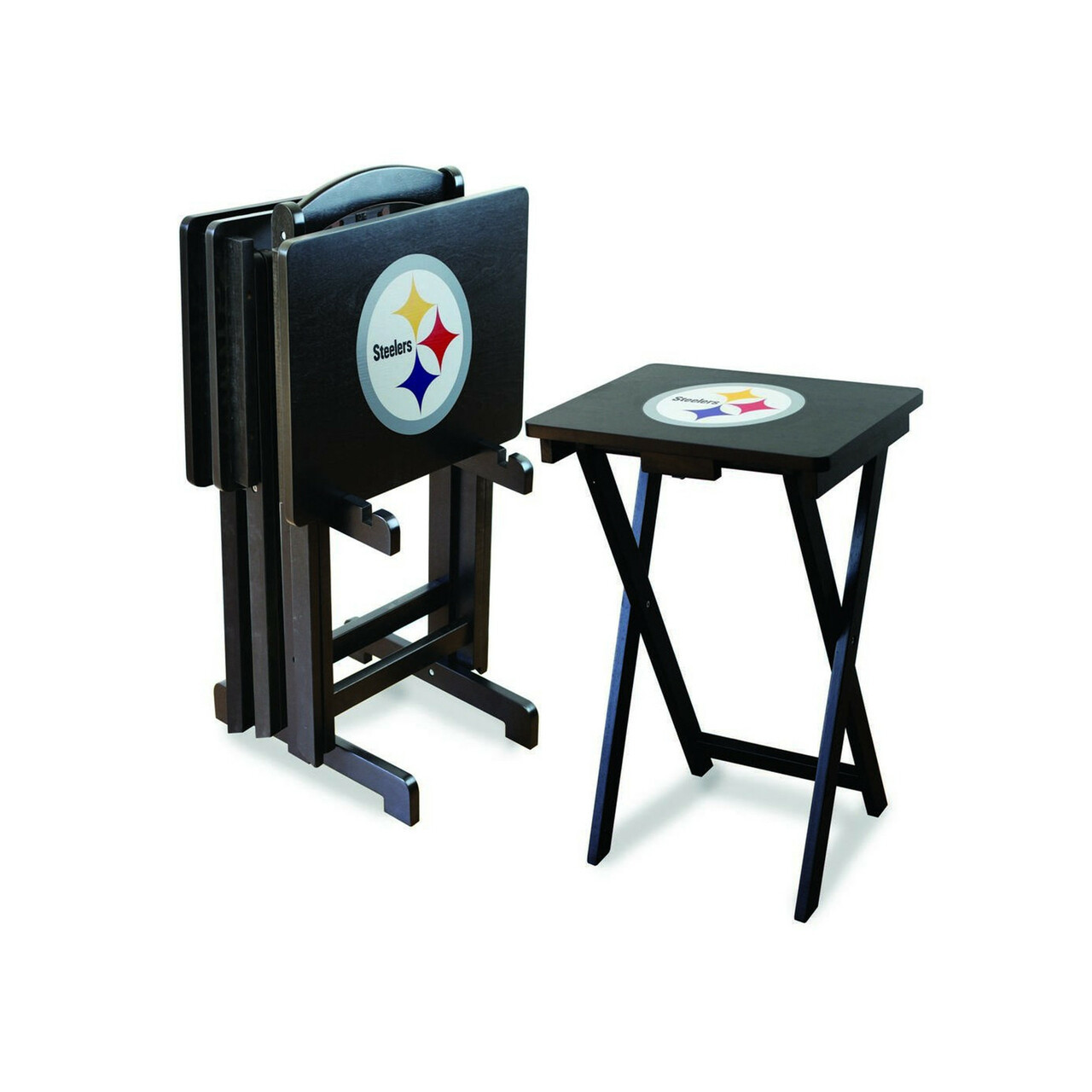 86-1004, Pittsburg, Steelers, TV, Snack, Tray, Set, NFL, FREE SHIPPING, Imperial, 720808610040