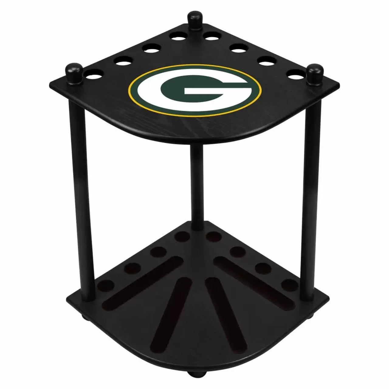 578-1001, GB, Green Bay, Packers, NFL, Billiard, Corner, Cue Rack, FREE SHIPPING, 720801785011