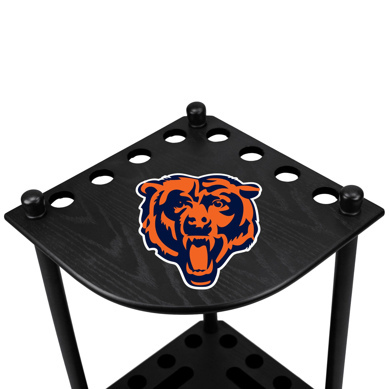 578-1019, Chicago, Bears, NFL, Billiard, Corner, Cue Rack, FREE SHIPPING