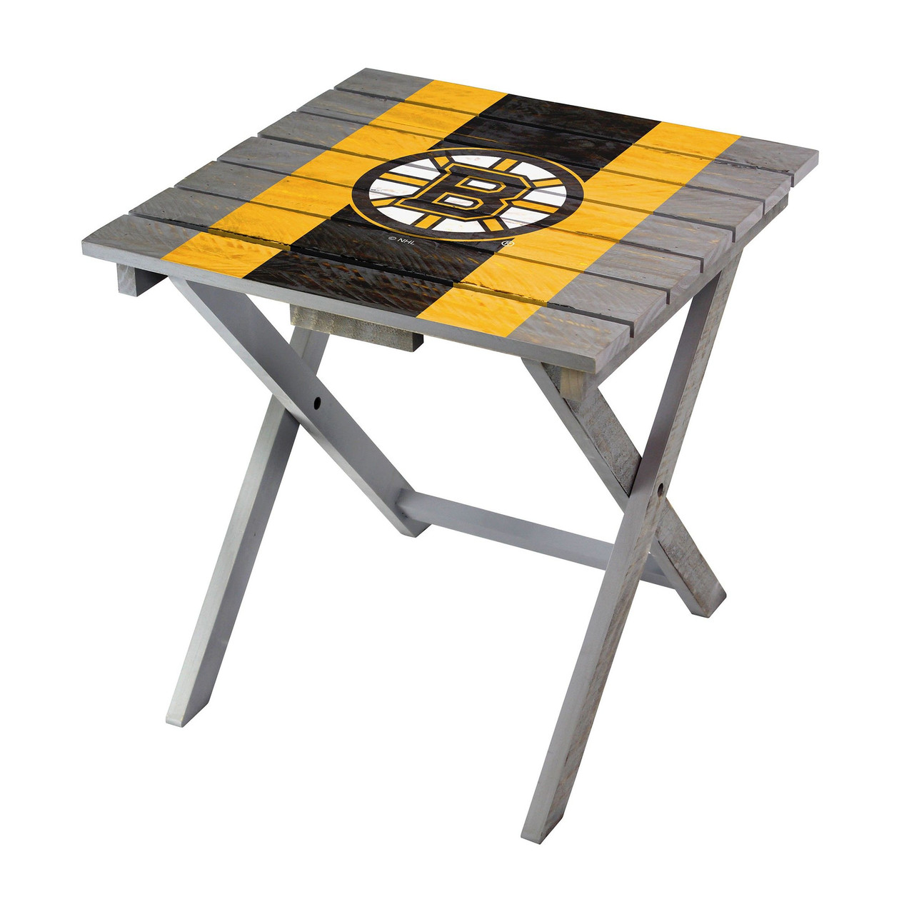 844-4001, BOS, Boston, Bruins, Folding, Adirondack, Table, FREE SHIPPING, Imperial, NHL, Wood, Outdoor, Imperial, 720801844916
