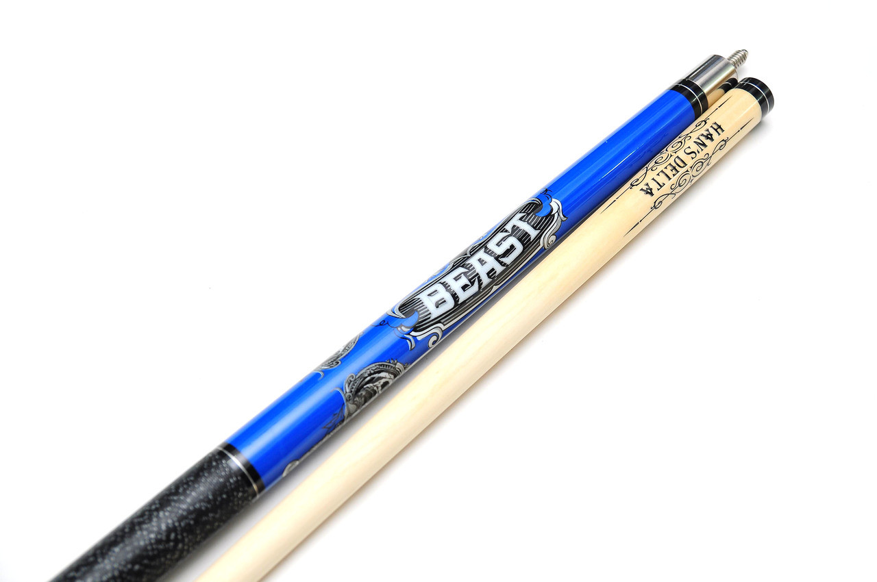 57", Beast, skull, ON-6, ON-7, ON-8, Hans, Delta, Cdn, Canadian Maple, Irish Wrap, Pool, Billiard, Stick,  Cue, Blue, Black, Red, FREE SHIPPING