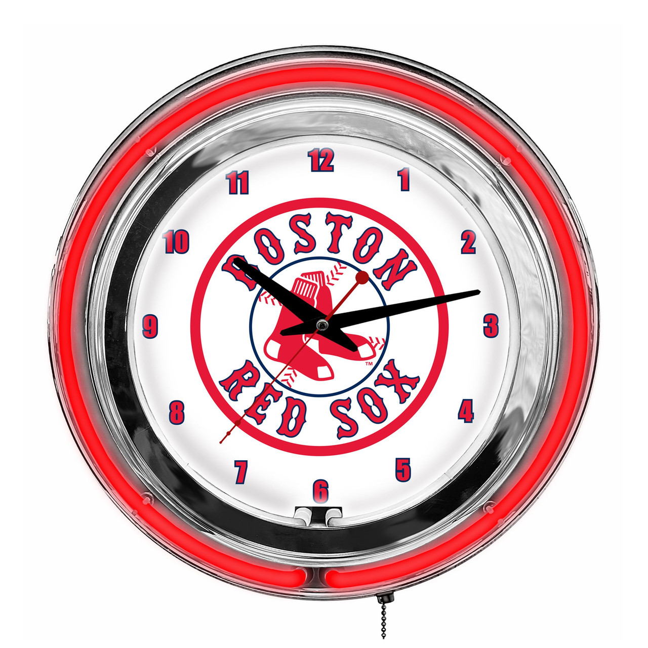 Boston Redsox 14" Neon Clock