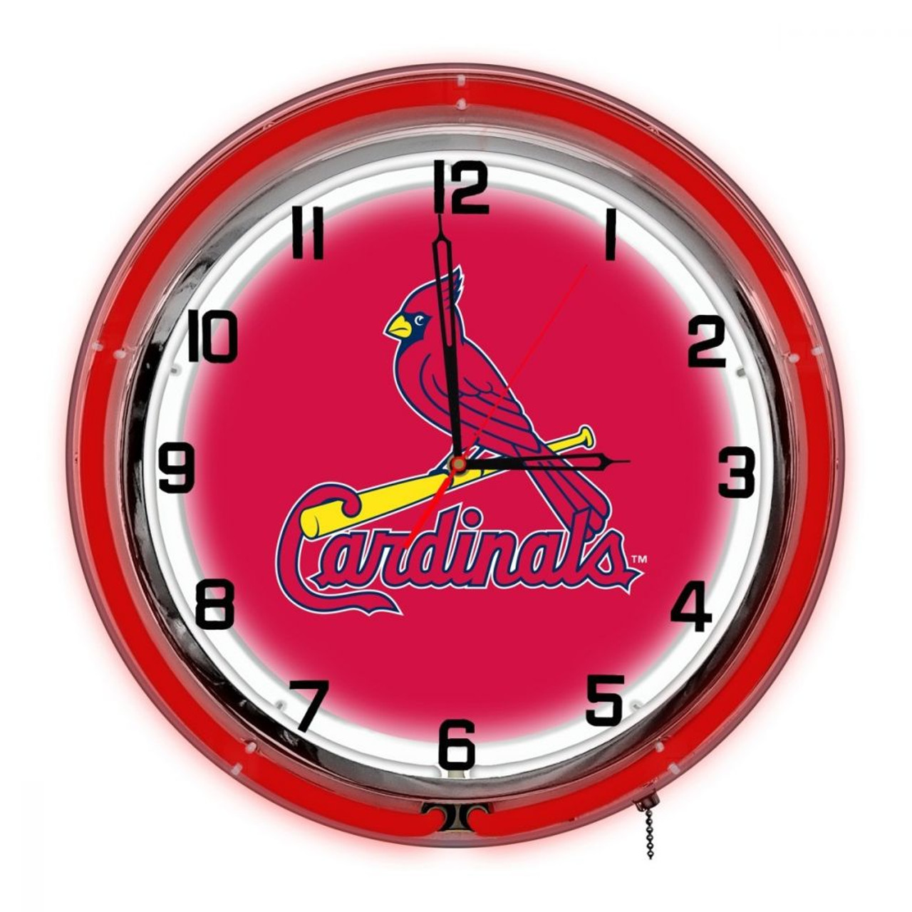 St Louis Cardinals 18" Neon Clock