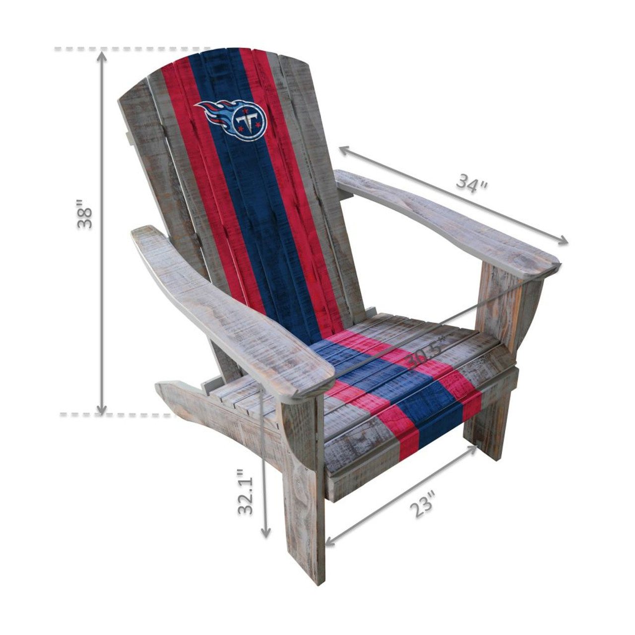 511-1028, Tennessee, TN,  Titans, Wood, Adirondack, Chair, NFL, Imperial, FREE SHIPPING, 720801110288