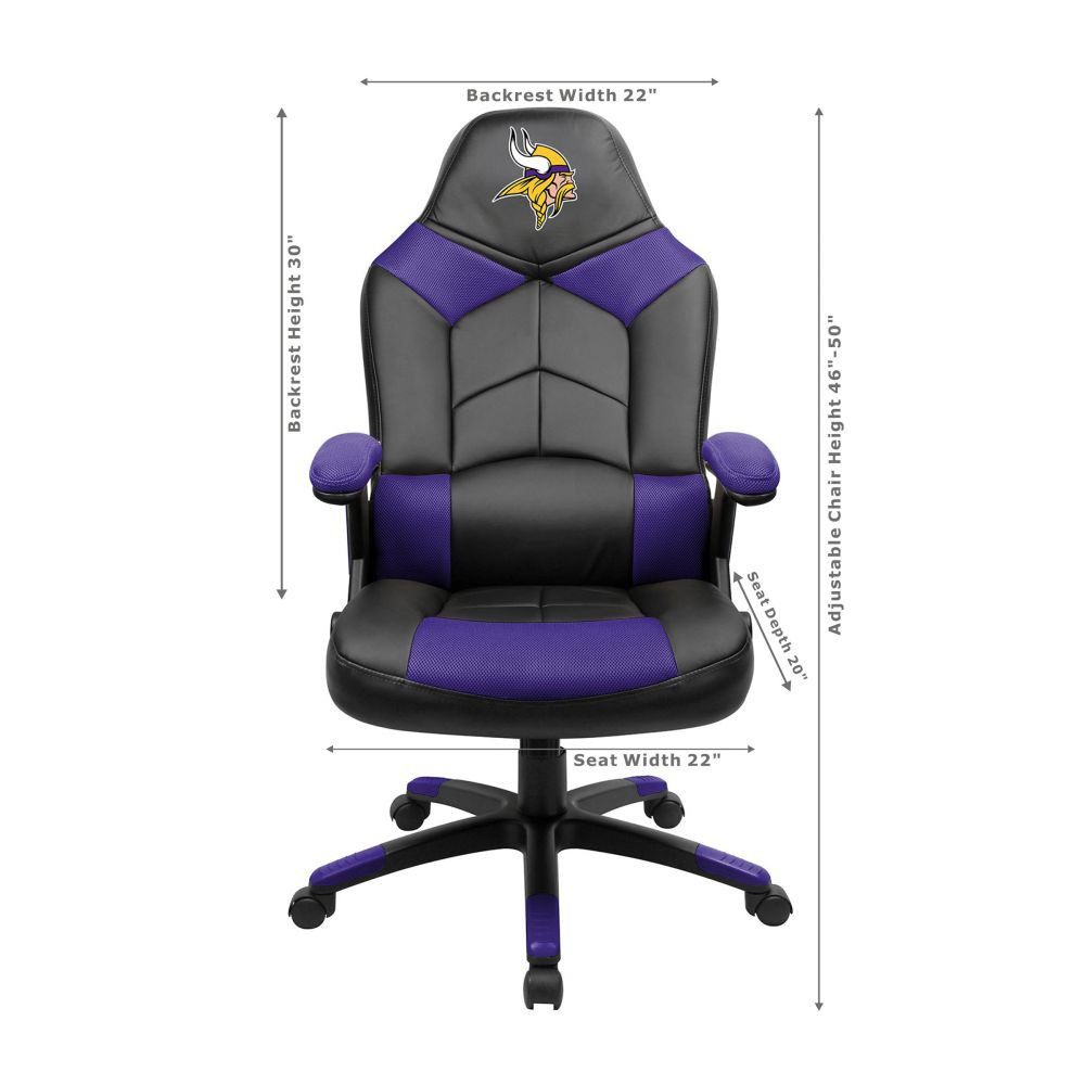 134-1007, Minnesota, Vikings,  720801341071,Â Oversized, Video, Gaming, Chair, FREE SHIPPING, NFL, Logo, Imperia