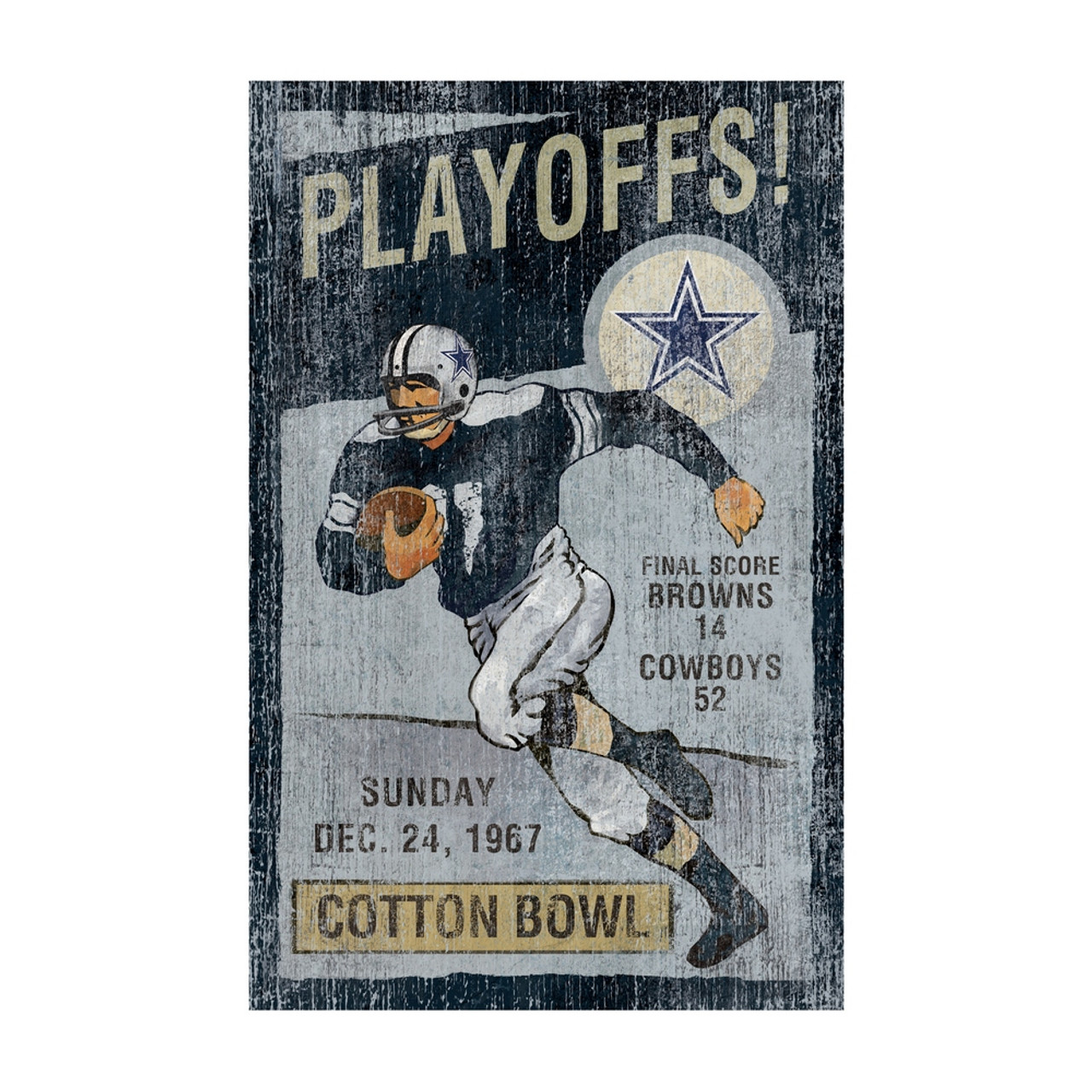 151-1002, Dallas, Cowboys, Vintage, NFL, Imperial, wood, wooden, Wall, Art, FREE SHIPPING, 720801151021