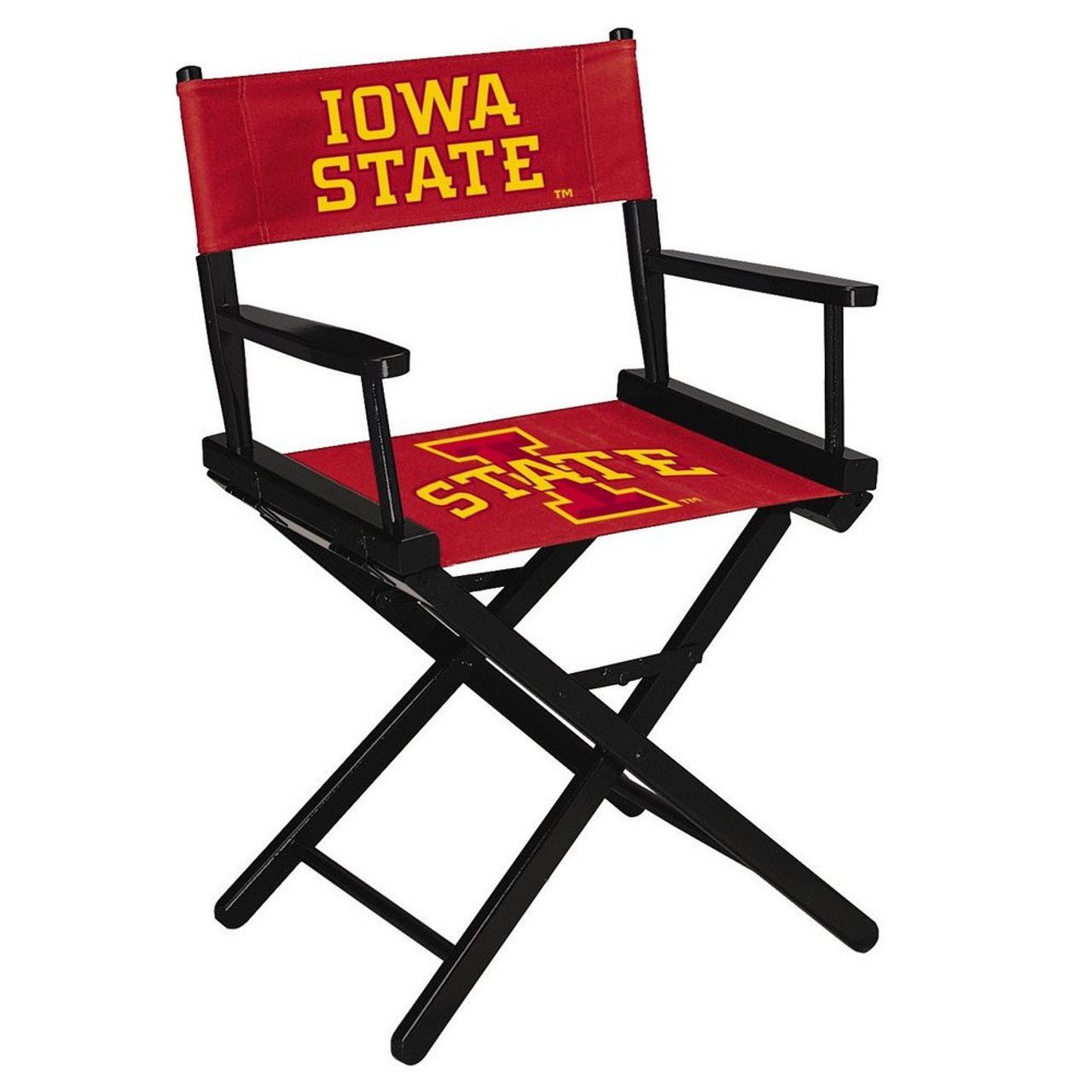 301-6024, Iowa, IA, State, Cyclones, Table Height, Directors, Chair, FREE SHIPPING, NCAA, Imperial, Folding, Canvas