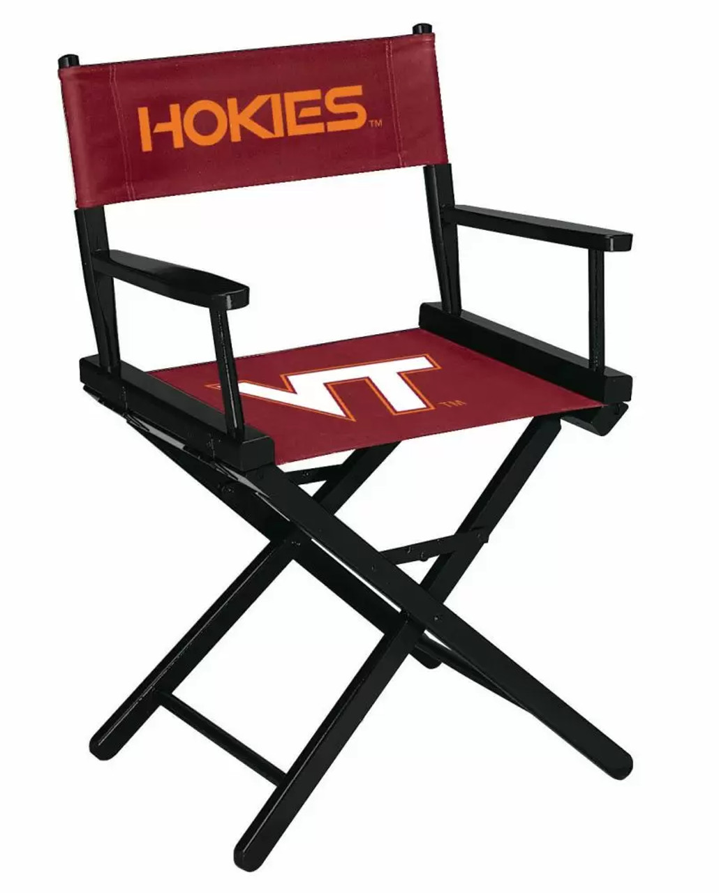 301-6050, Virginia Tech, VT, Hokies, Table Height, Directors, Chair, FREE SHIPPING, NCAA, Imperial, Folding, Canvas