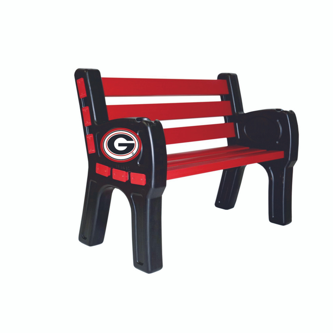 388-3008, Georgia, GA, Bulldogs, 4', 48" Park, Bench, FREE SHIPPING, NCAA, Imperial