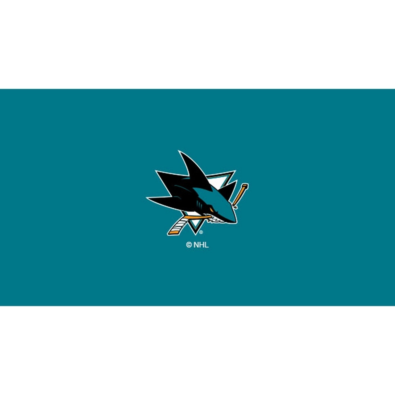 720801525273, 52-5027, San Jose, SJ, Sharks, Billiard, Pool, Table, Cloth, Felt, 7', 8', 9', Imperial, NHL