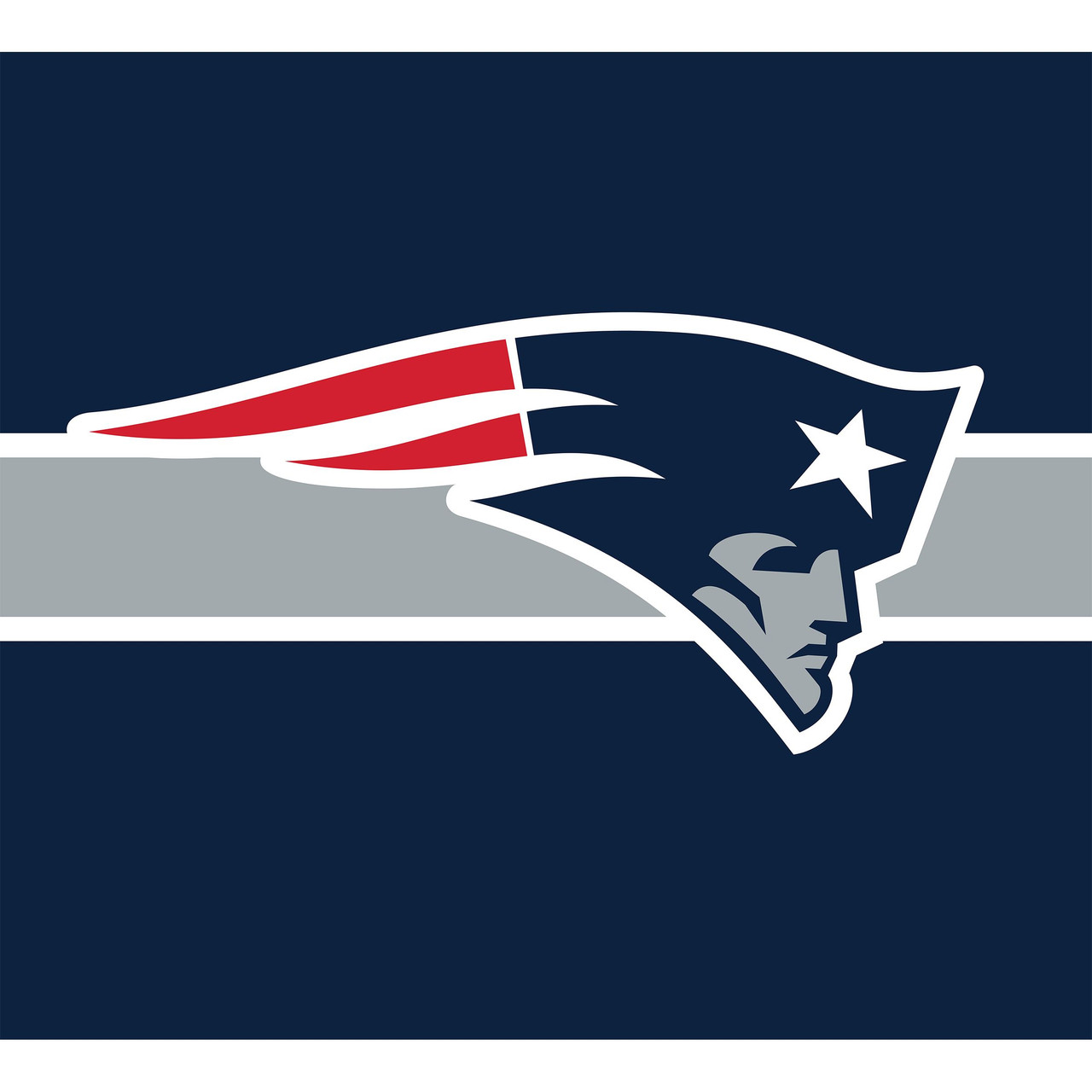 New England Patriots Single Garage Door Cover