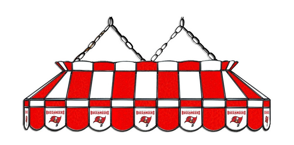Tampa Bay Buccaneers 40" Tiffany Style Glass Lamp