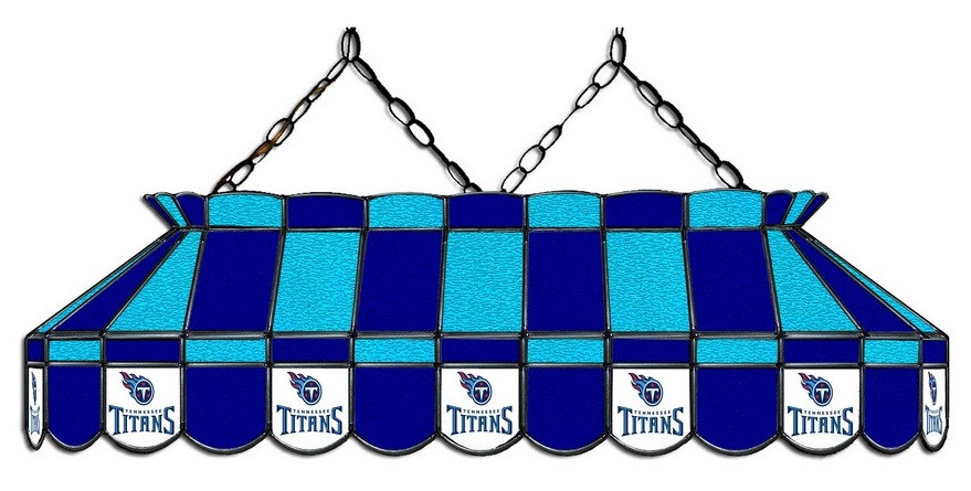 18-1028, Tennessee, TN, Titans, 40", Tiffany, Style, Cut, Glass, Light, Lamp, FREE SHIPPING, Imperial, NFL, Pool, Table, 720801810287