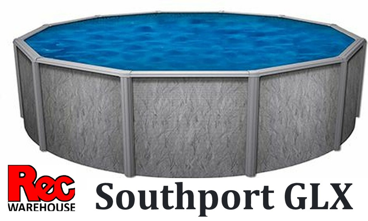 52" Southport GLX 6" Steel Complete Pool Packages, Multiple Sizes