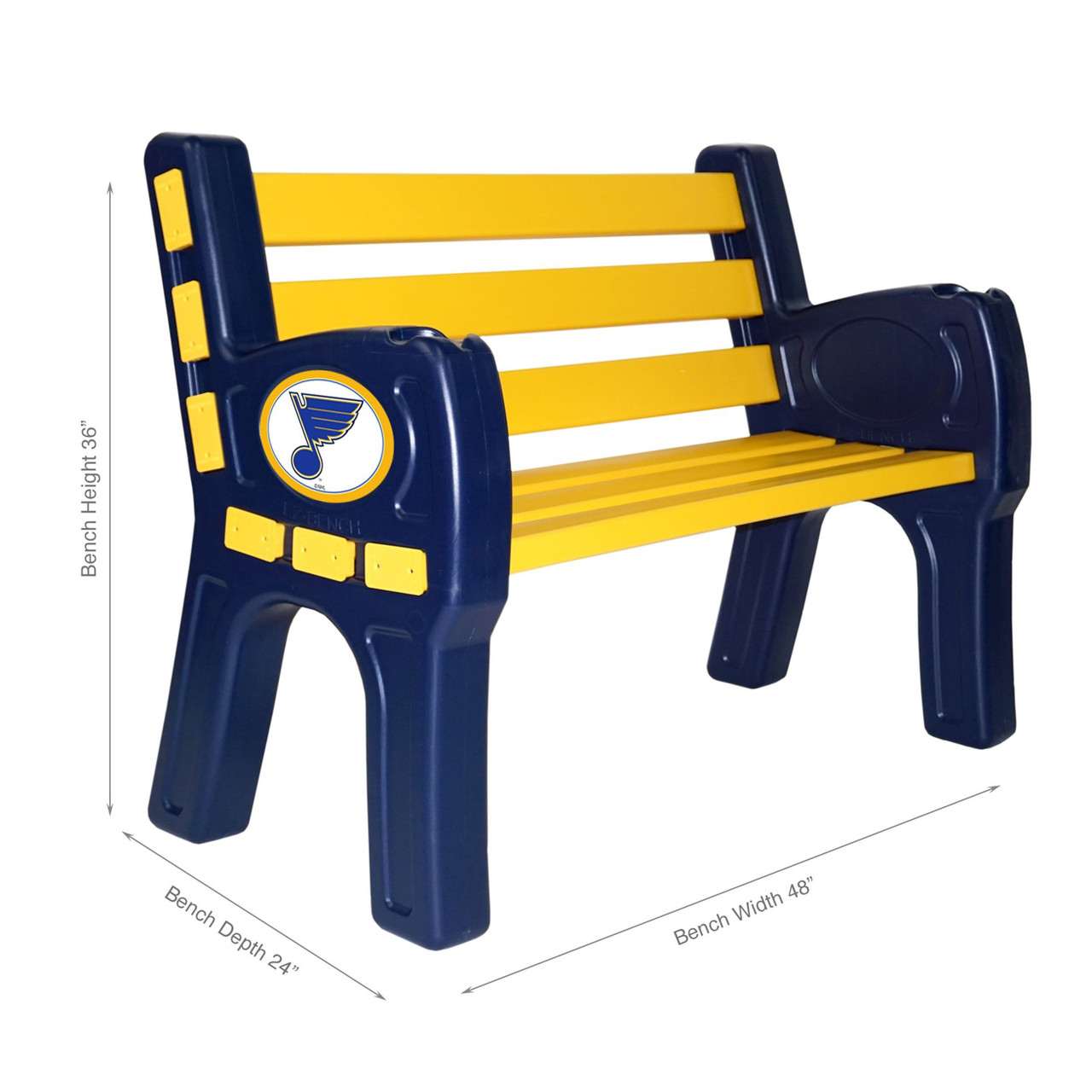 4' St Louis Blues Park Bench