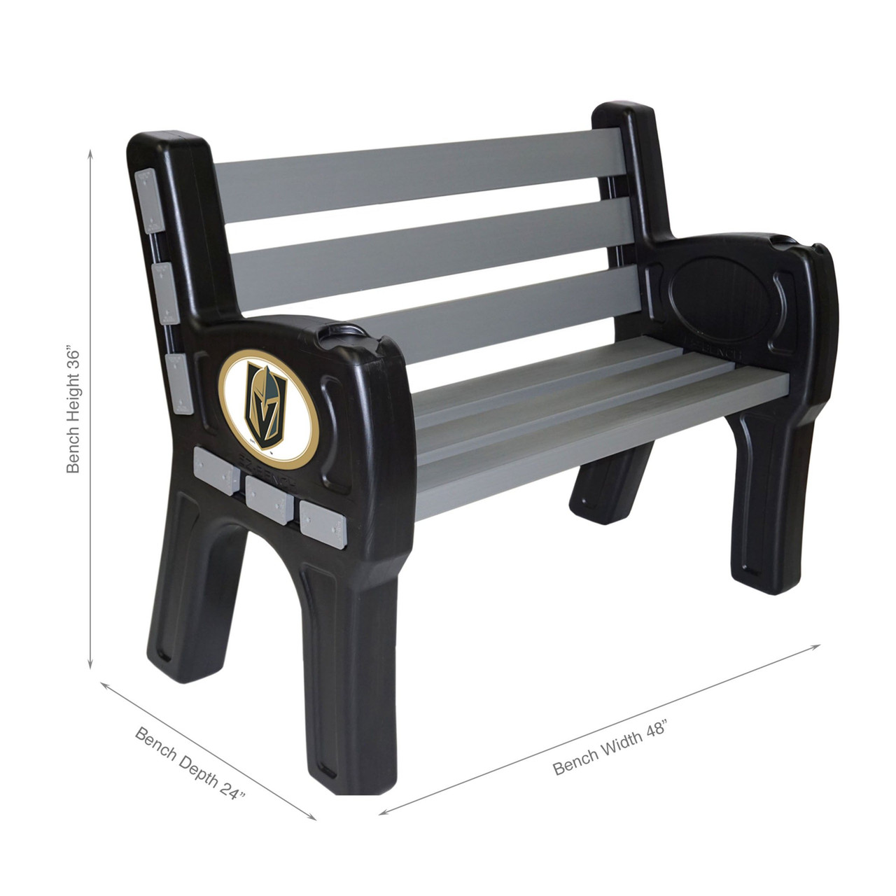 4' Vegas Golden Knights Park Bench