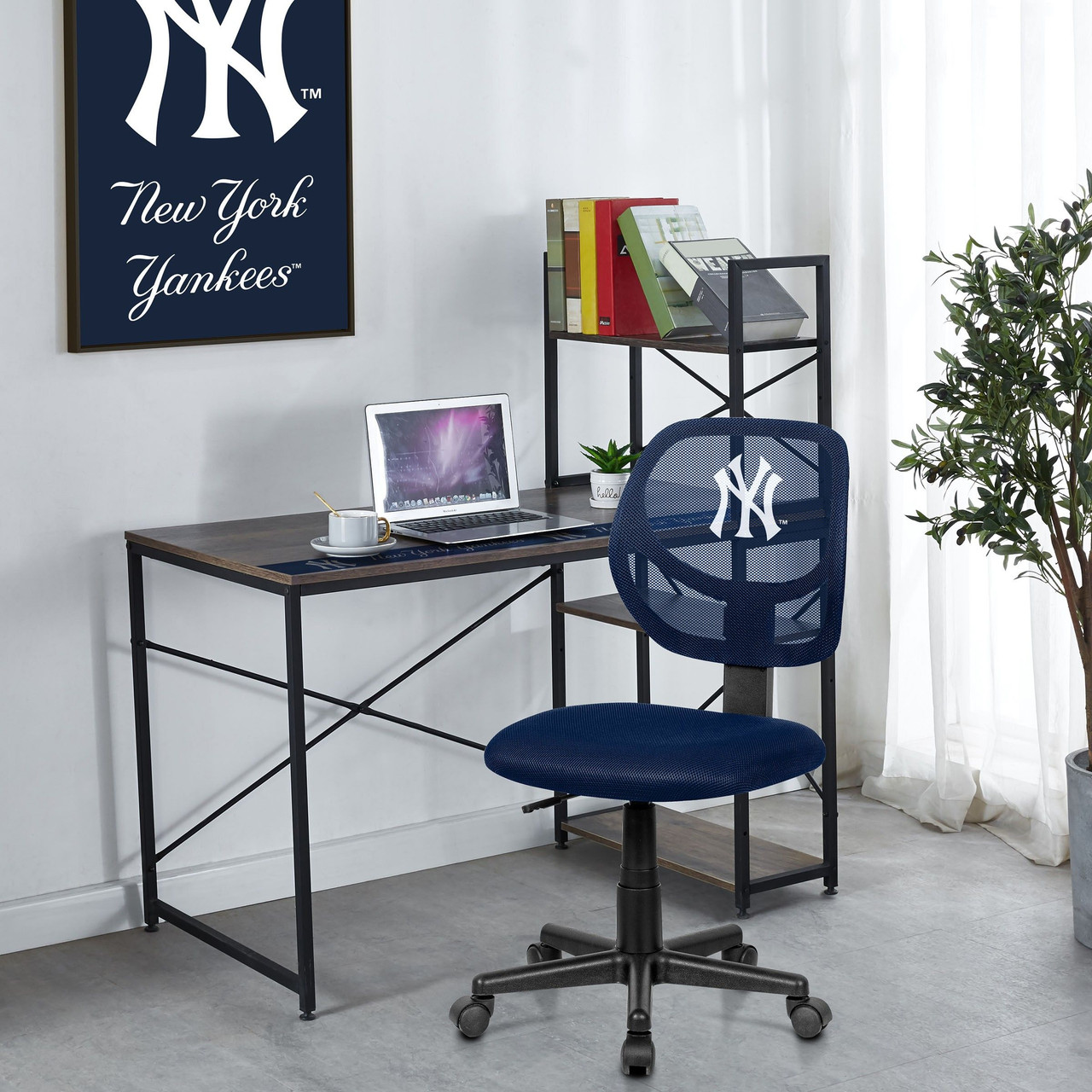 New York Yankees Armless Desk Chair