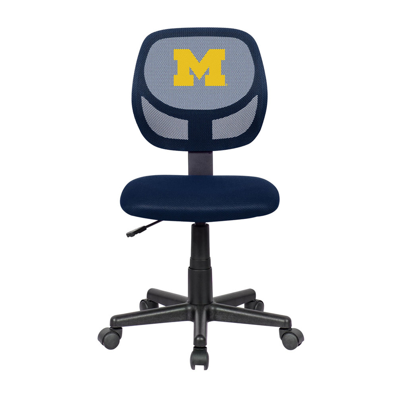 496-3009, Michigan, MI, Wolverines , Armless, Desk, Task, Chair, FREE SHIPPING, NFL, Imperial