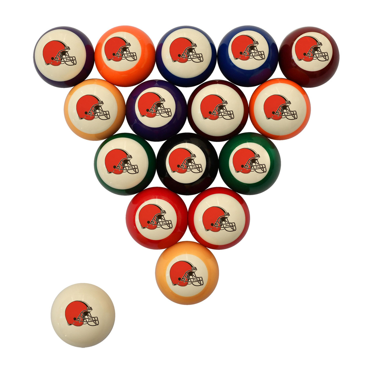 560-1020, Cleveland, Browns, Cle, Retro, Billiard,Ball, Set, FREE SHIPPING, NFL, Pool, Imperial