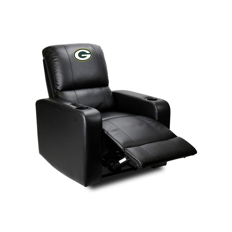 117-1001 Green Bay Packers Power Theater Recliner With Usb Port