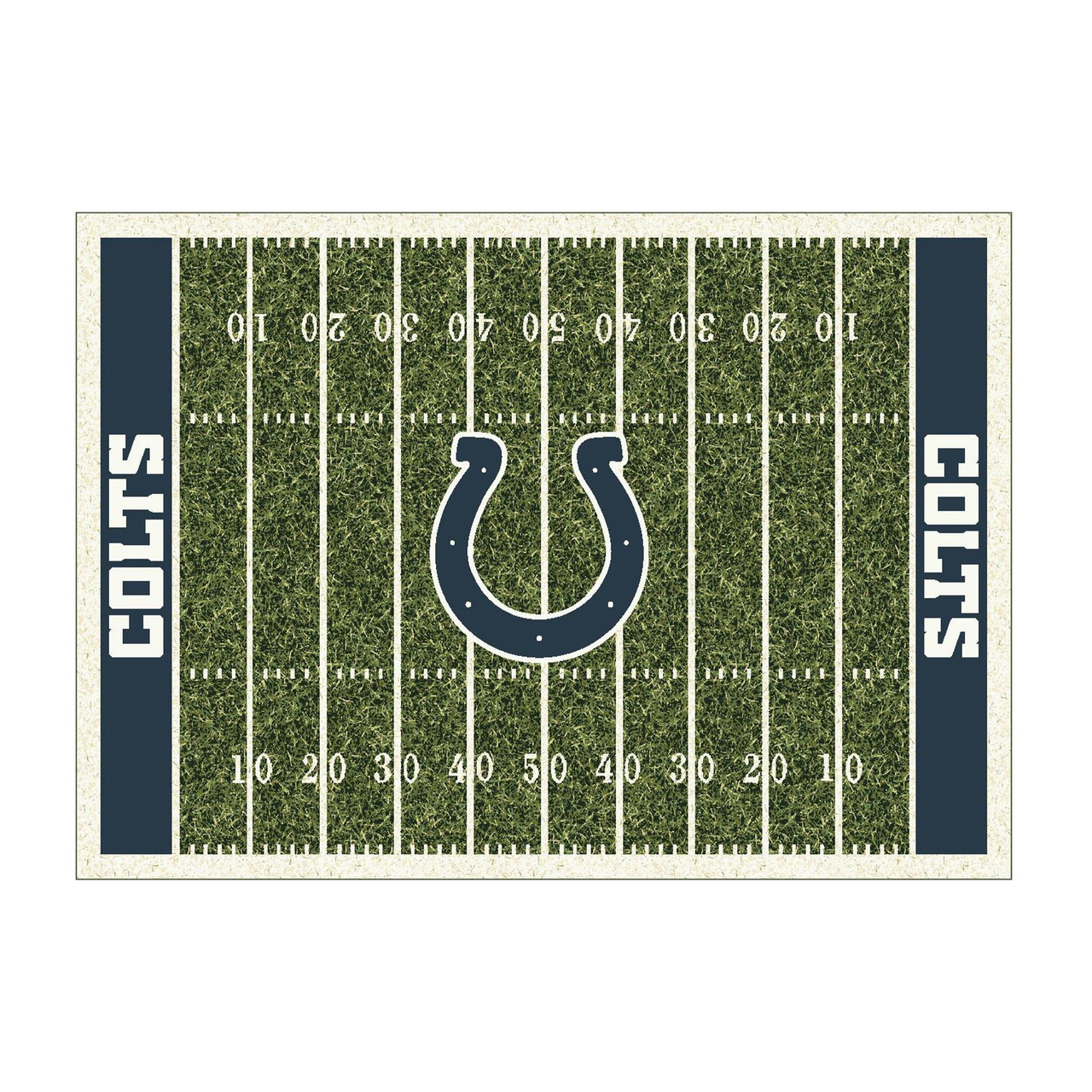 520-5022, Indianapolis, Colts, IND, Indy, 4'x6', Homefield, Rug, Stainmaster. NFL, Imperial