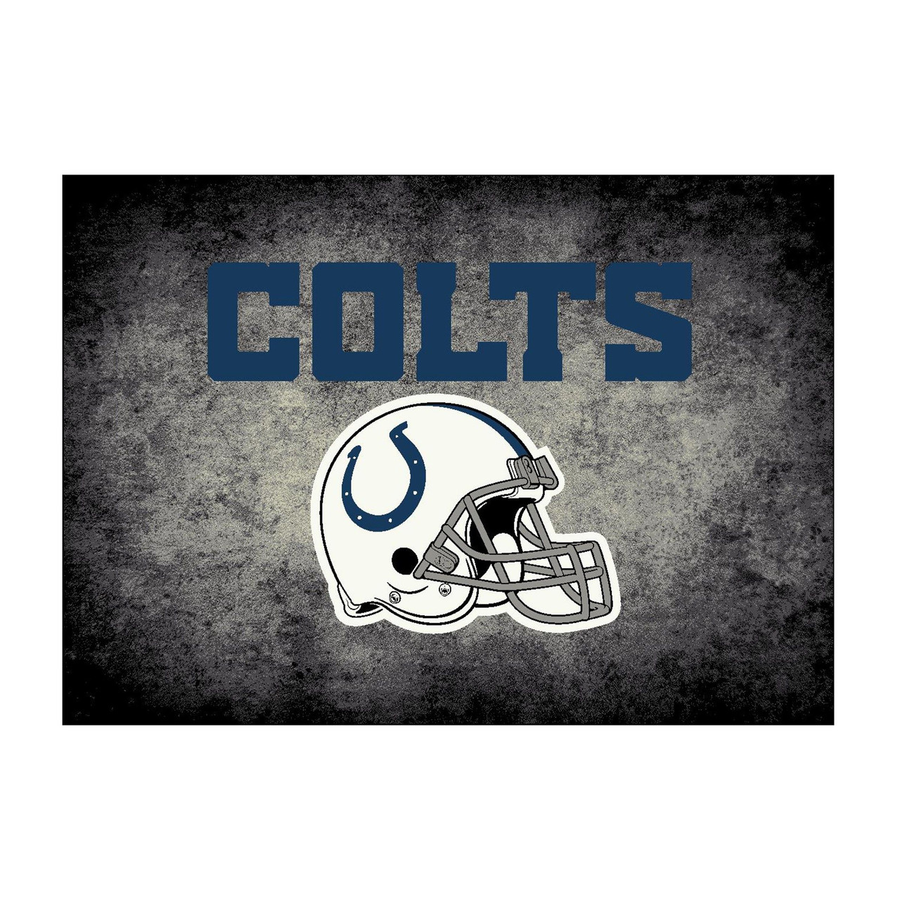 526-5022, Indianapolis, IND, Indy, Colts,6'X8', Distressed, Rug, GB, NFL, Imperial