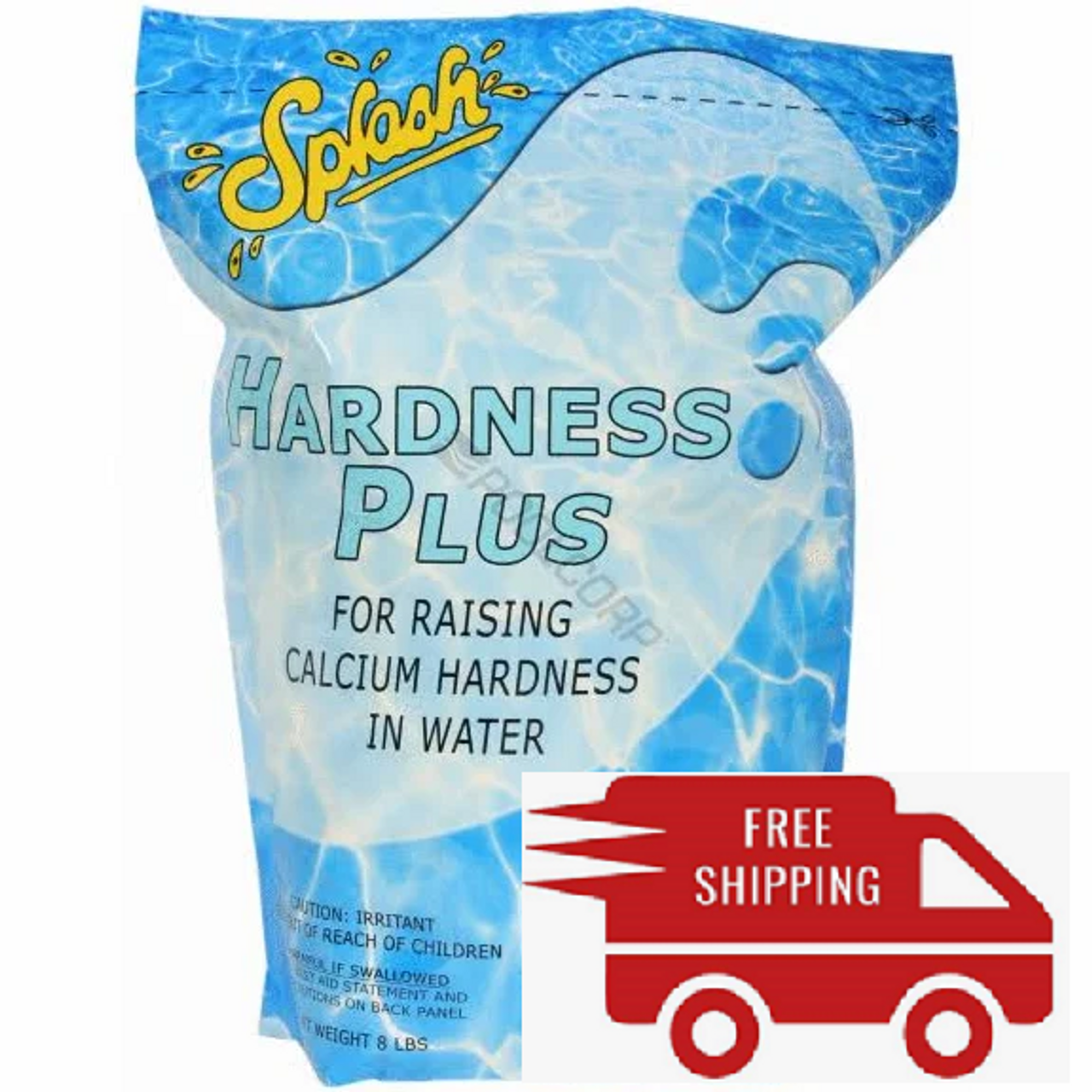 8#, 8-LB, Splash, Calcium, Hardness, Increaser, Resealable. Bag, Pouch, PCC8T, 50-1060, 786224332188