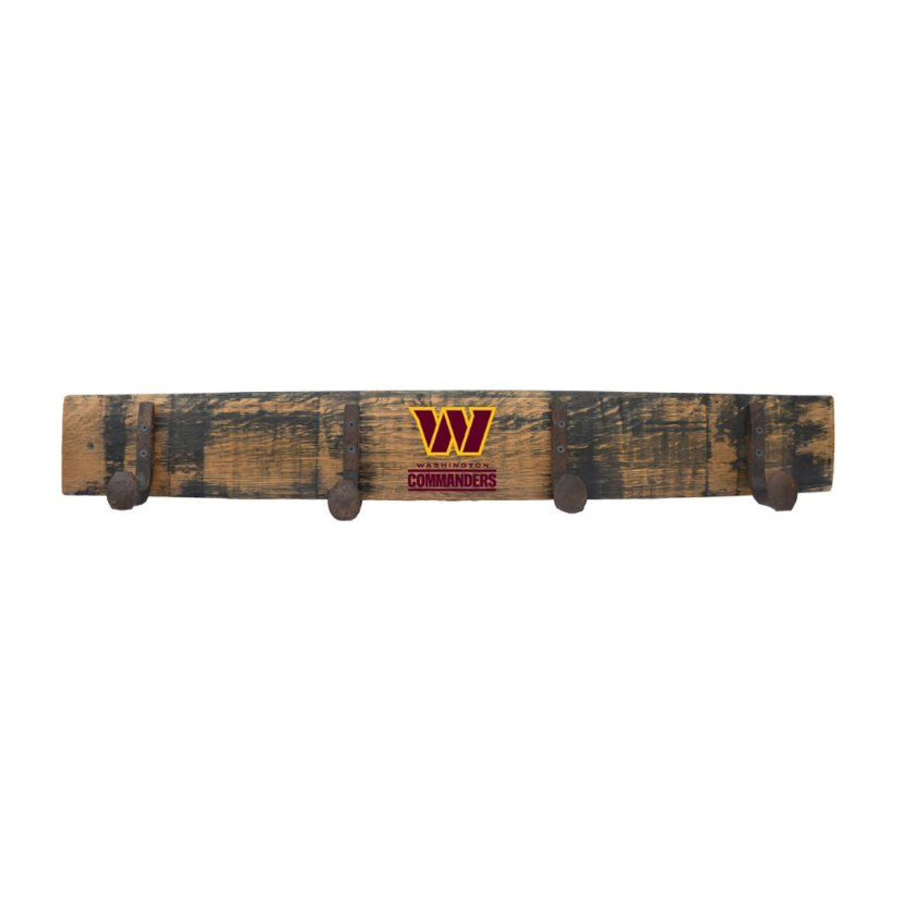 653-1041, Washington, Commanders, Redskins, Was, Oak, Whiskey, Barrel, Coat, Rack, 720801133355, NFL, Imperial