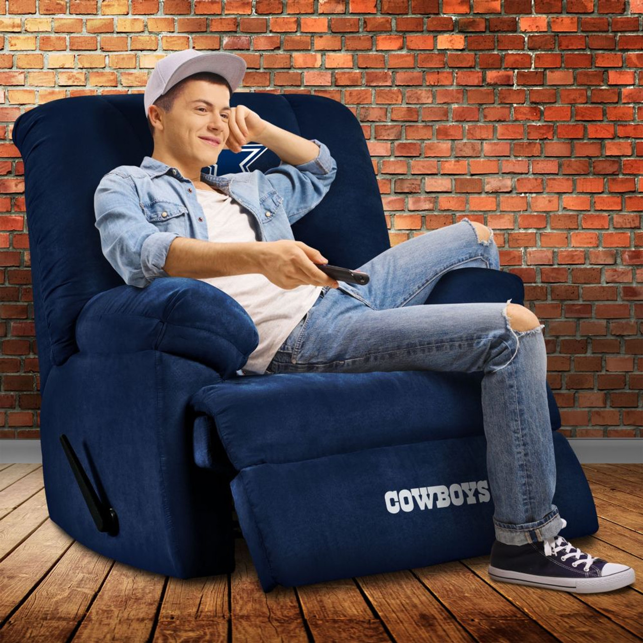 720801590028,  590-1002, Dallas, Cowboys, GM, Recliner, Dal, Microfiber, Imperial, NFL, embroidered logo