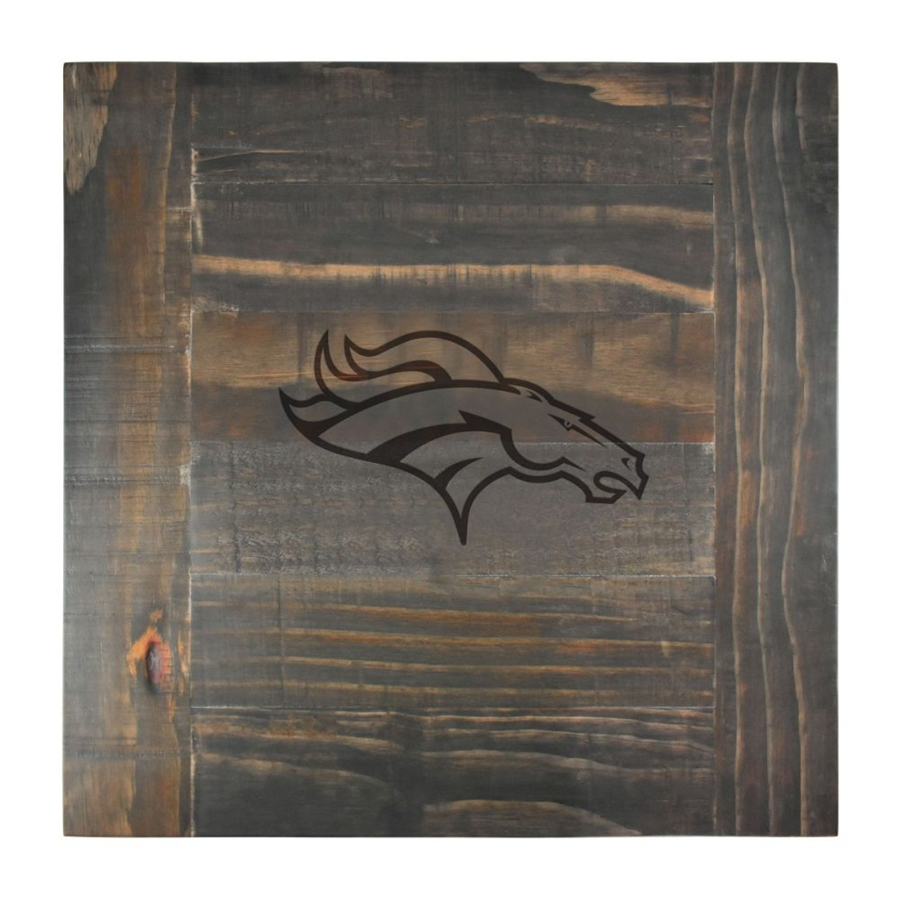 720801903972, Denver, Den, Broncos, Reclaimed, Side, Table, Imperial, NFL, 587-5003