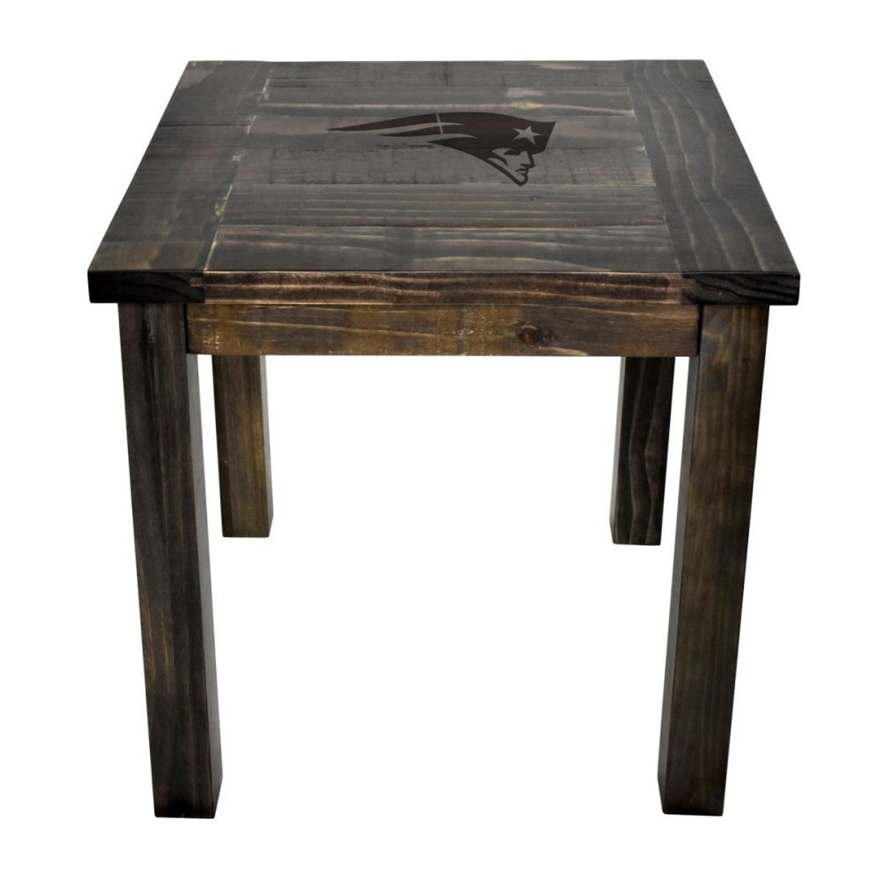 720801903996, New England, NE, Patriots, Reclaimed, Side, Table, Imperial, NFL, 587-5011