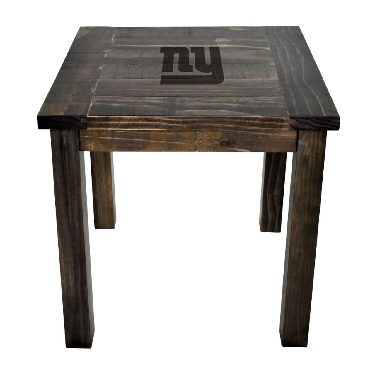 720801746692, New York, NY, NYG, Giants, Reclaimed, Side, Table, Imperial, NFL, 587-5013