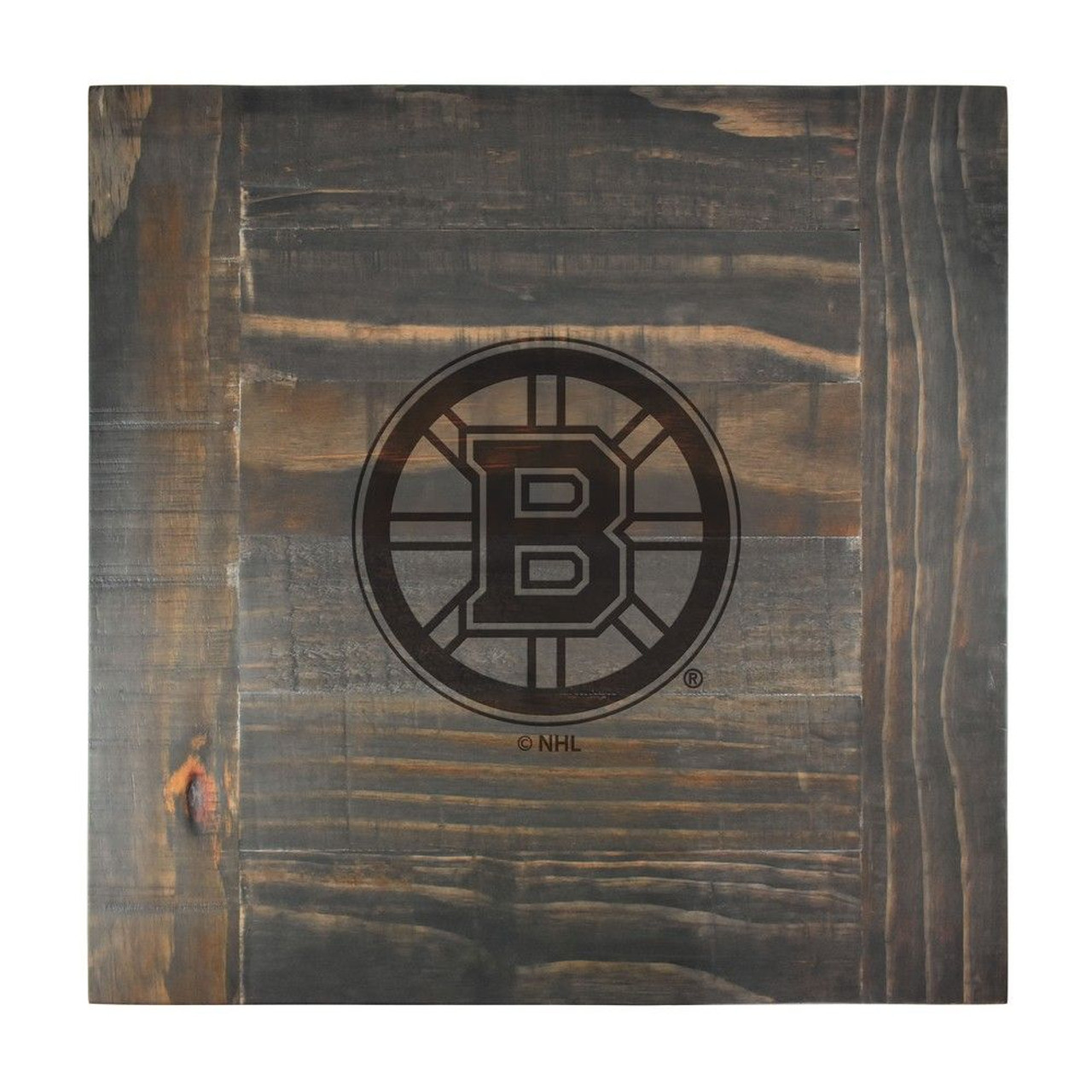 720801962221, Boston, BOS, Bruins, Reclaimed, Side, Table, Imperial, NHL, 587-8001