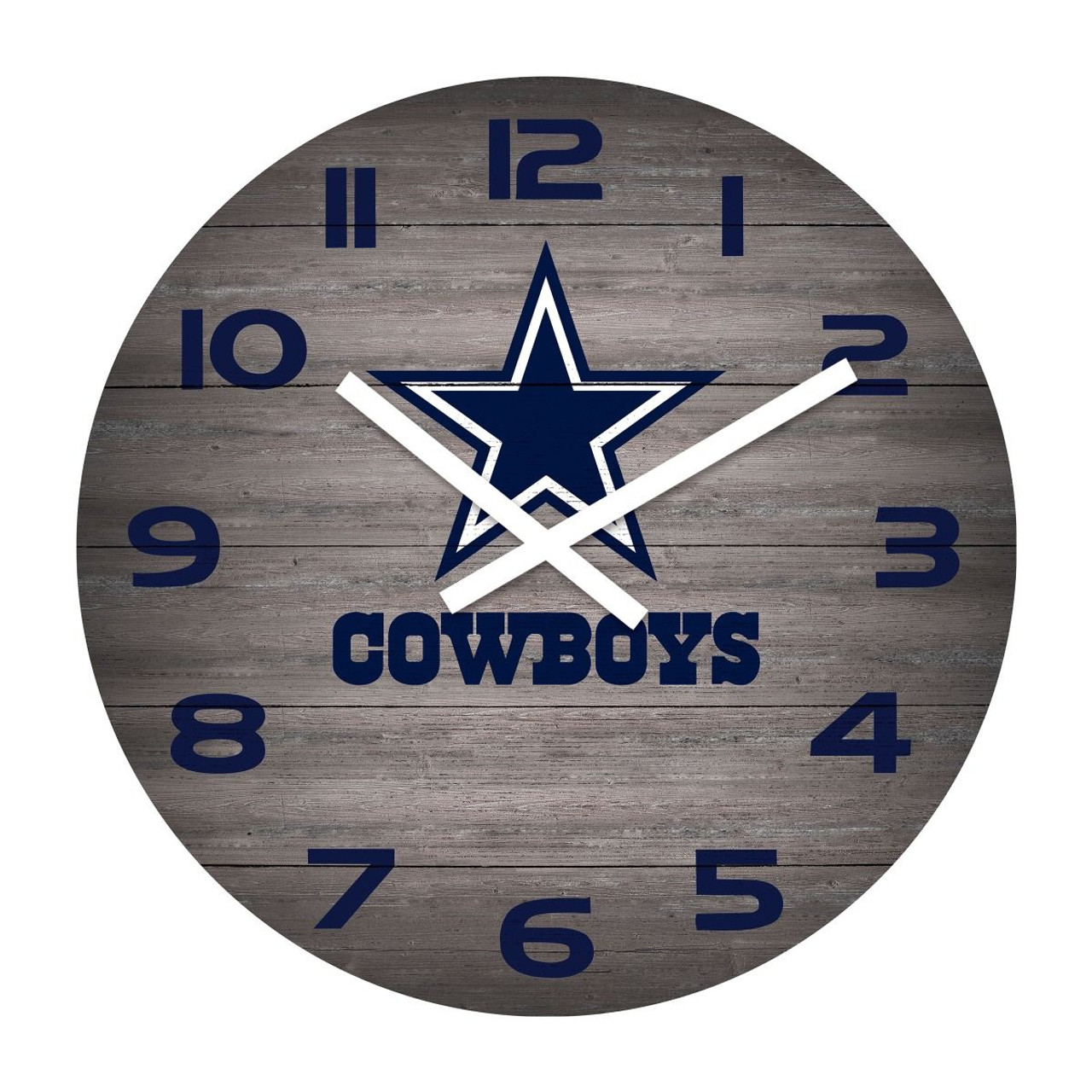 Dallas Cowboys, DAL, 16", Weathered, Clock, Imperial, NFL, 720801138503,  661-1002