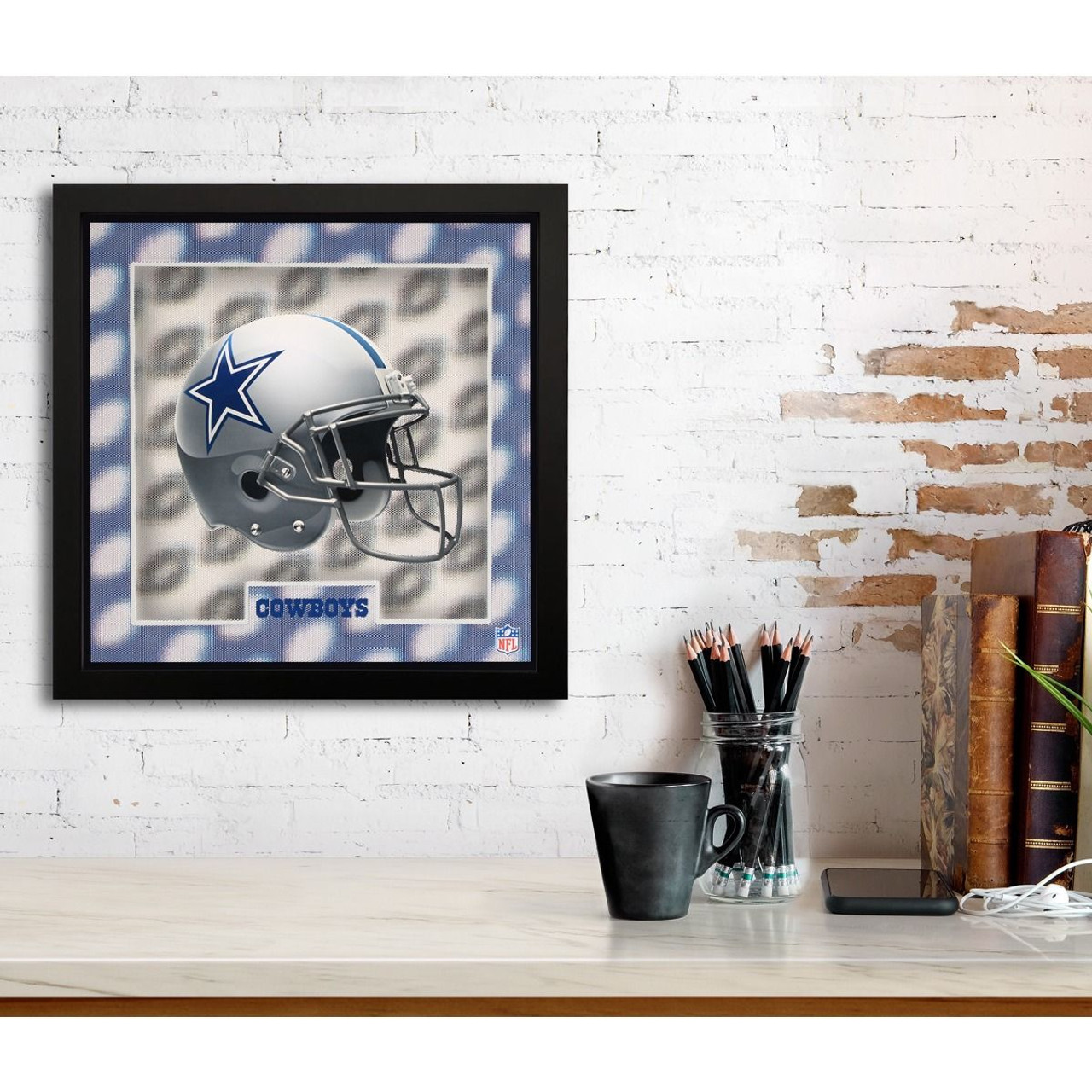 Dallas Cowboys 5D Holographic Wall Art 12"x12"
