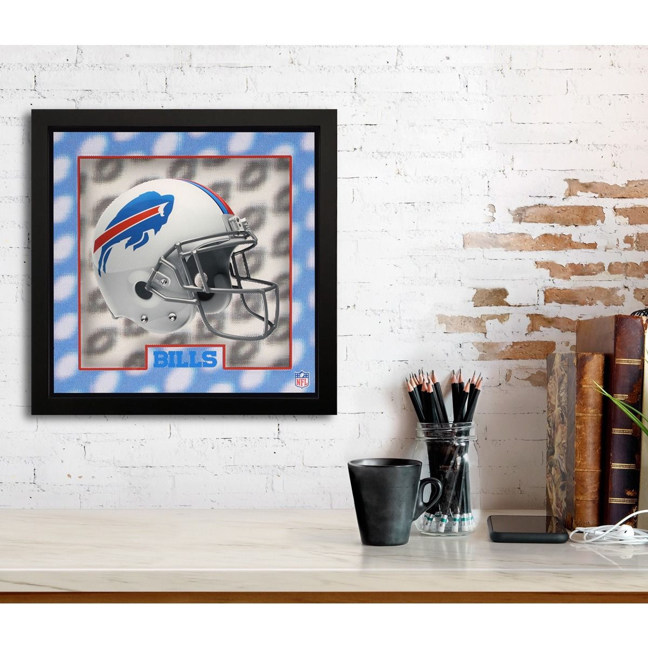 Buffalo Bills 5D Holographic Wall Art 12"x12"