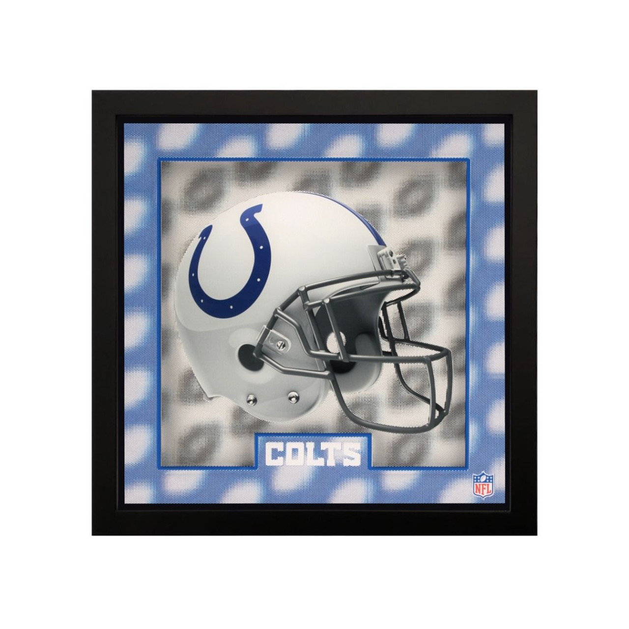 Indianapolis, IND, Indy, Colts, 5D, Holographic, Wall, Art, 12"x12", NFL, Imperial, 720801139937,   588-1022
