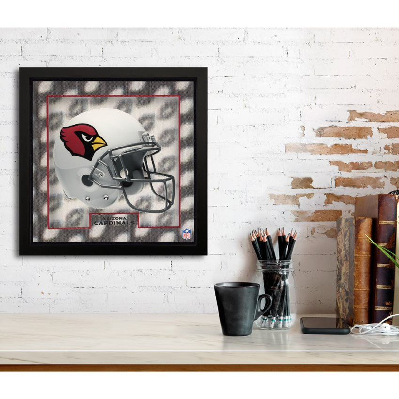 Arizona, Cardinals, ARI, AR, 5D, Holographic, Wall, Art, 12"x12", NFL, Imperial, 720801140001,   588-1029