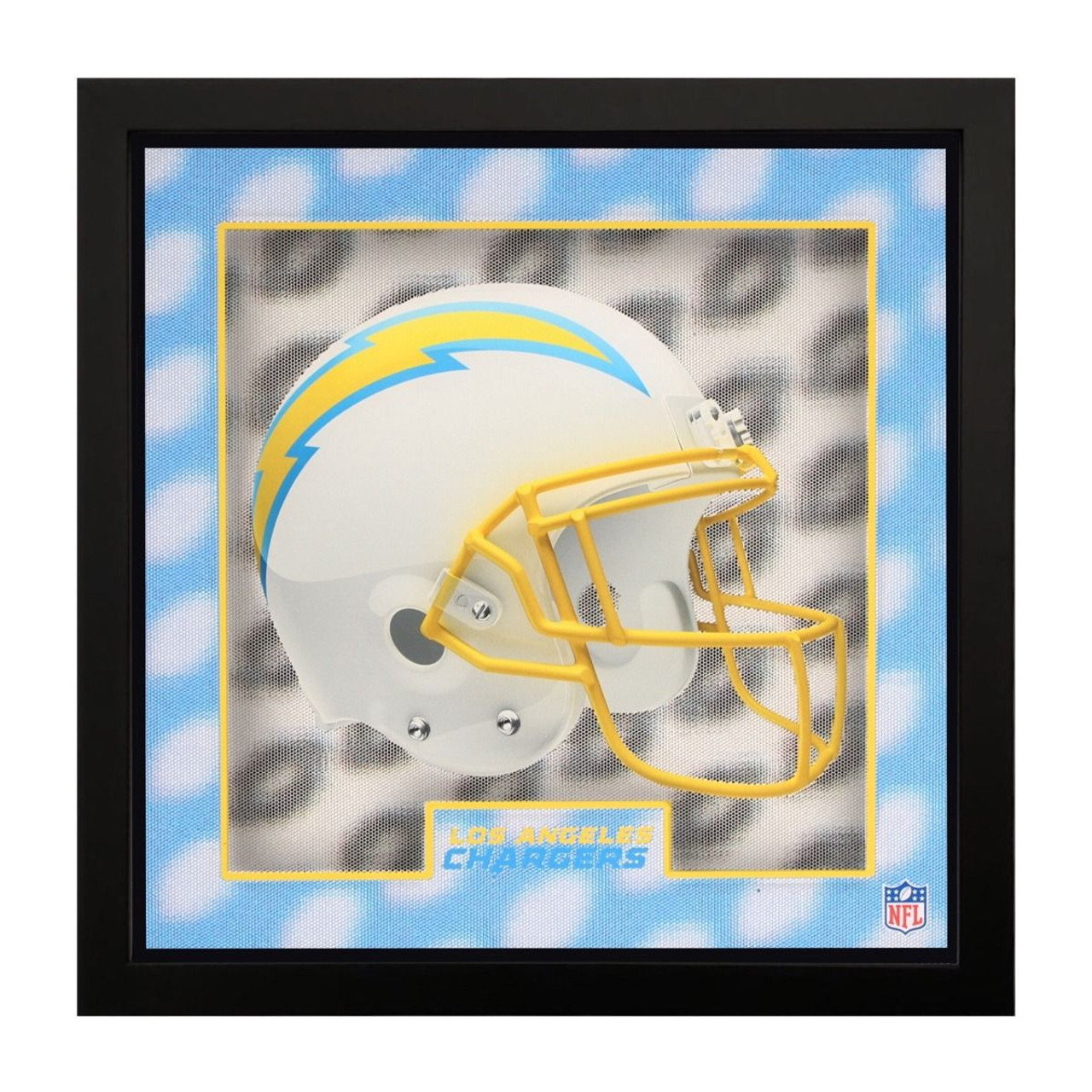 Los, Angeles, Chargers, 5D, Holographic, Wall, Art, 12, 12, 588-1036, 720801139975