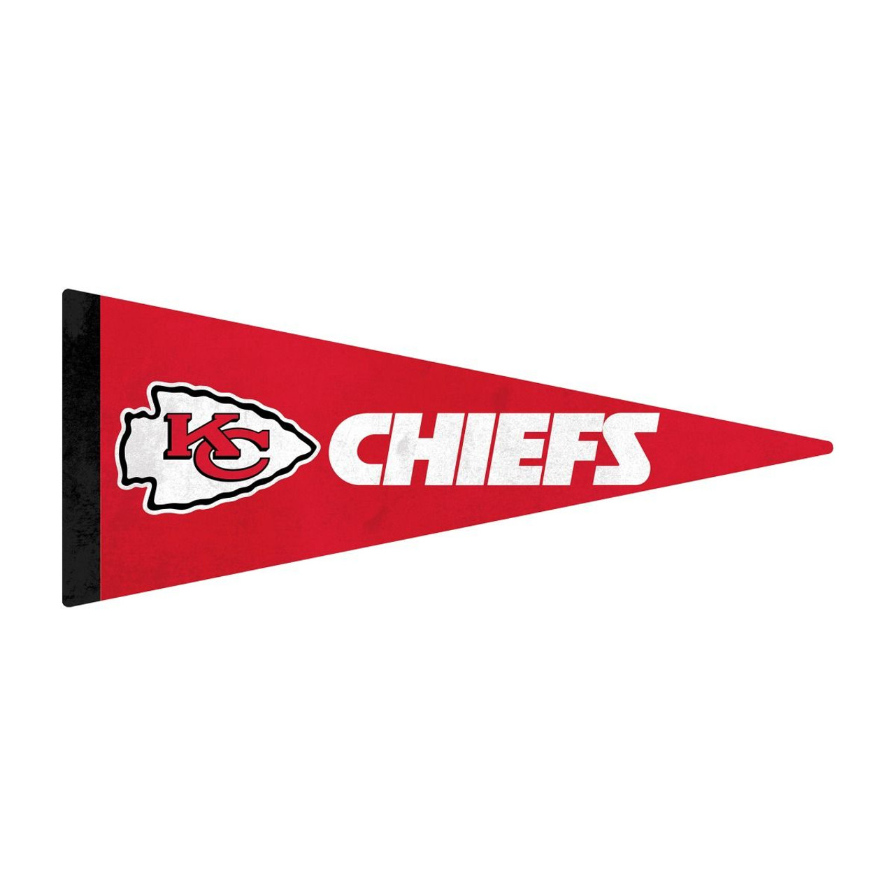 695-1006, Kansas City Chiefs, 30", Wood, Felt, Pennant,720801315423, Imperial, NFL