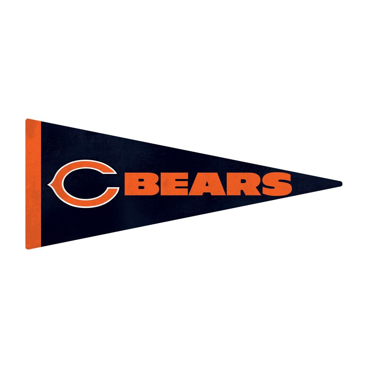 695-1019, Chicago Bears, 30", Wood, Felt, Pennant,720801315454, Imperial, NFL
