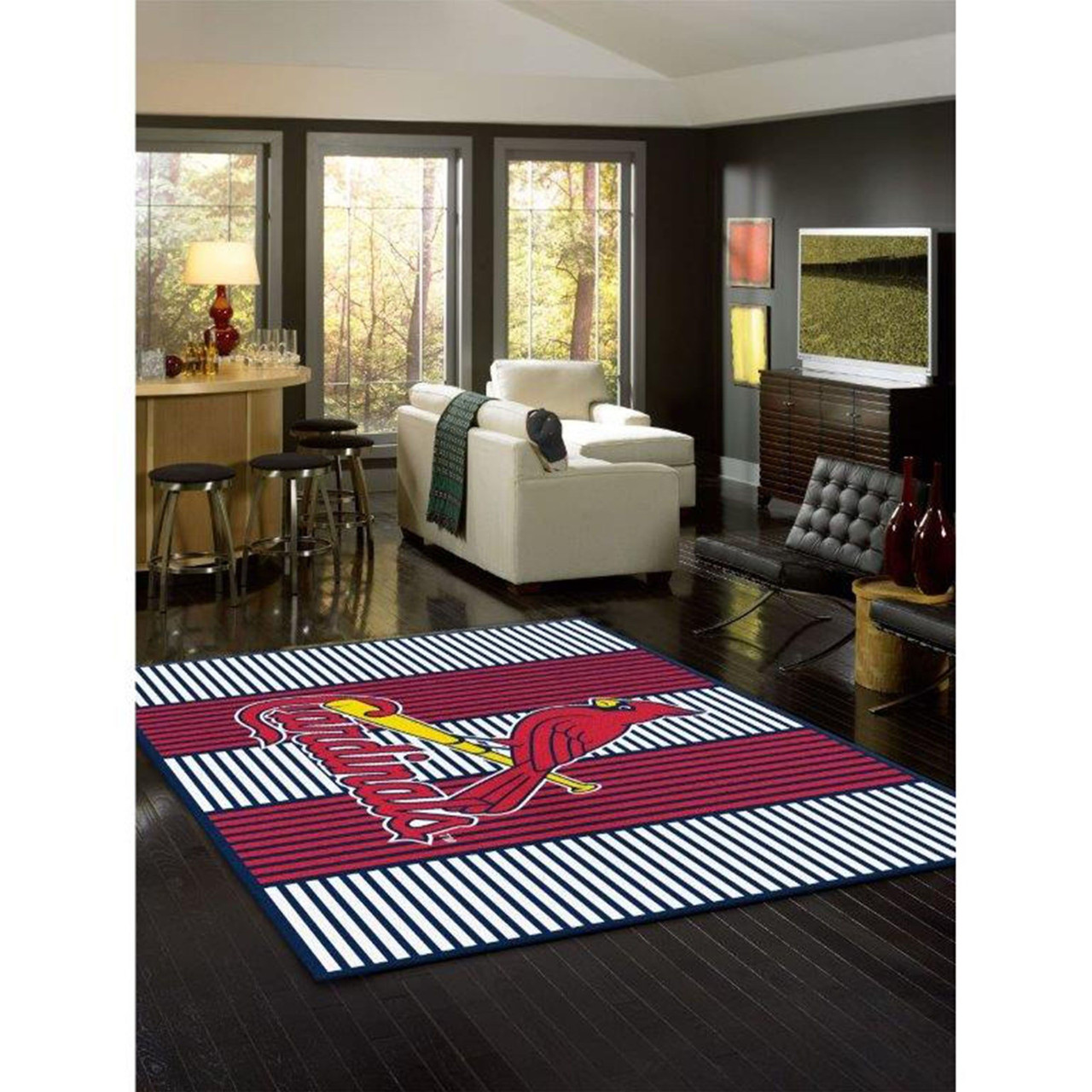 539-2008, St. Louis Cardinals, 6'x8', Championship, Area, Rug, Imperial, MLB, 720801592053
